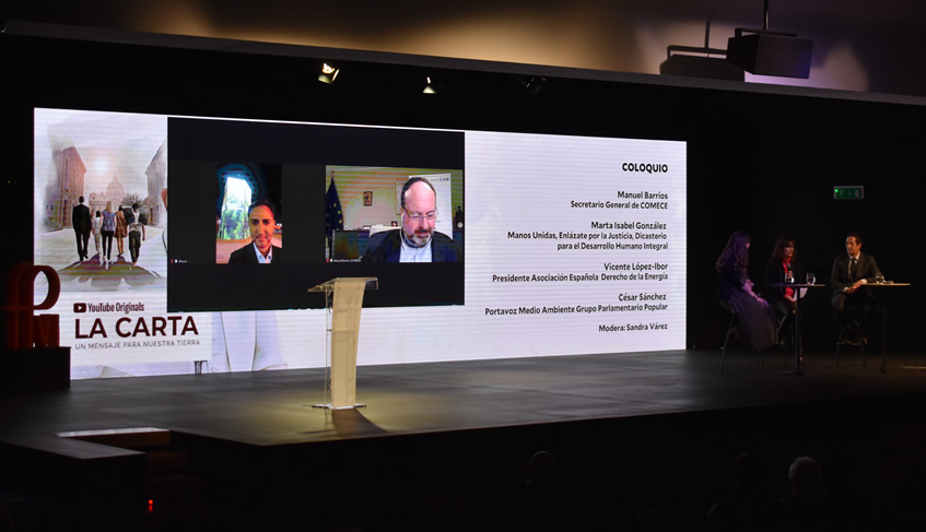 Acto de presentación en España de “La Carta”, la película inspirada en la Laudato Si’