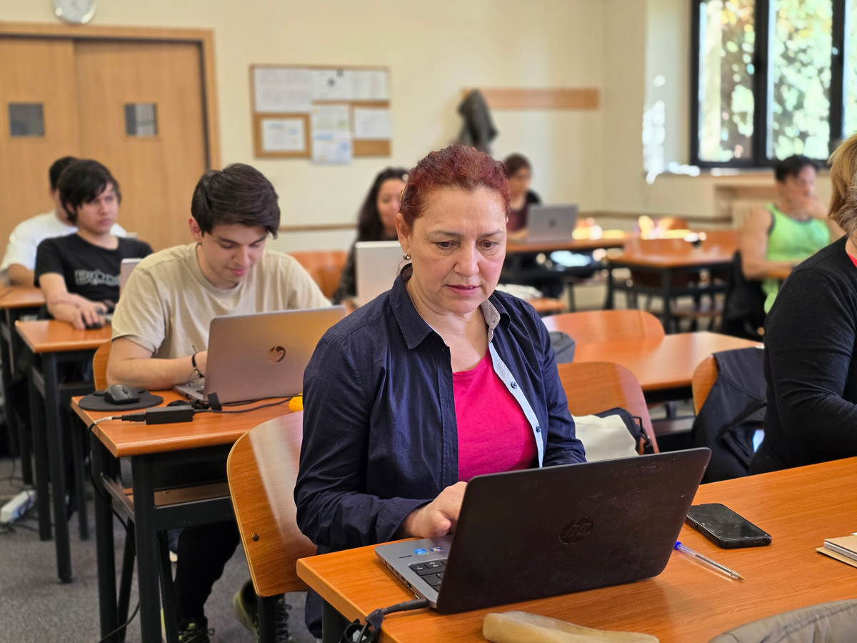 Fátima, una de las alumnas del curso
