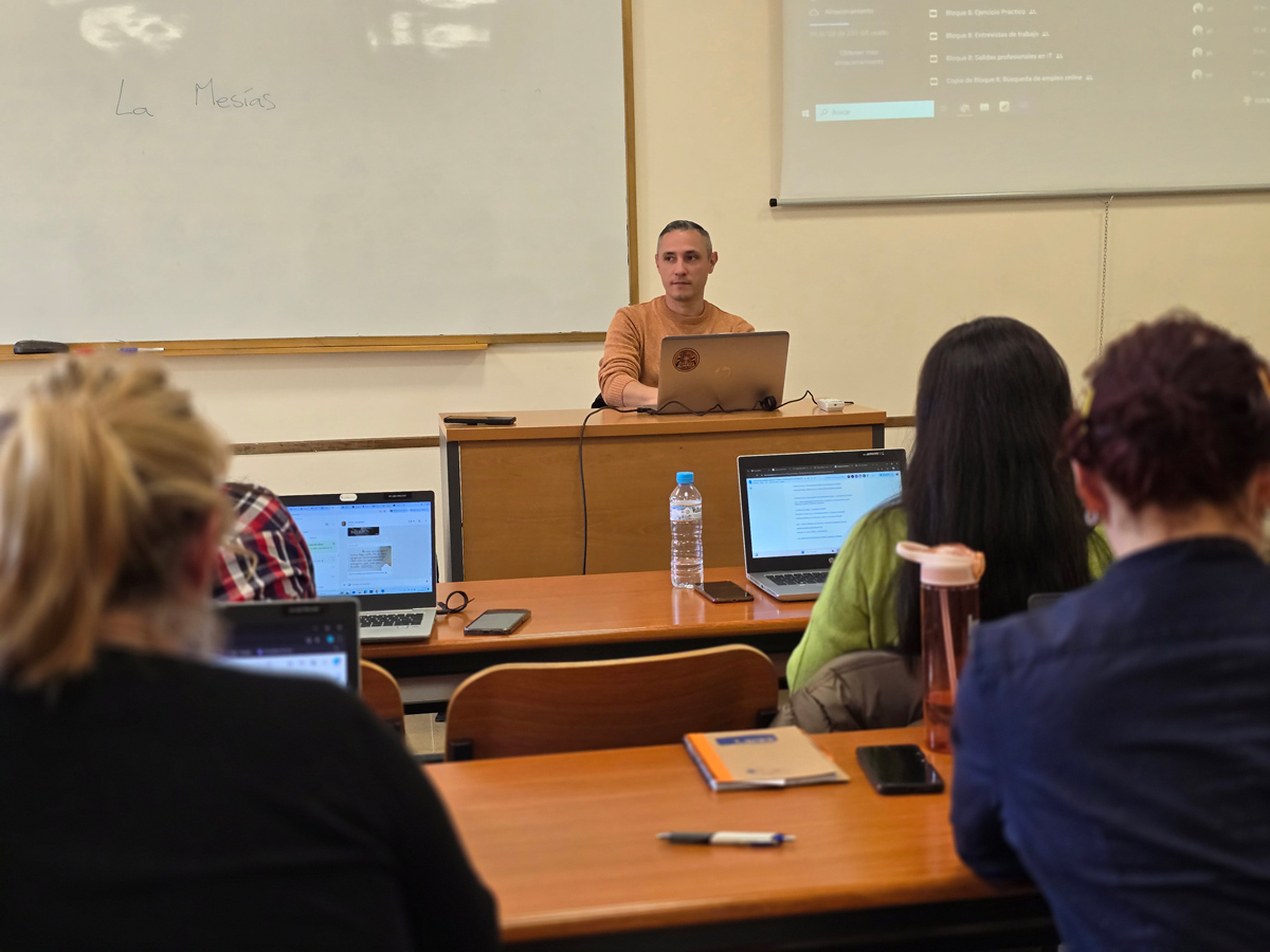 Daniel Díaz, uno de los profesores del curso