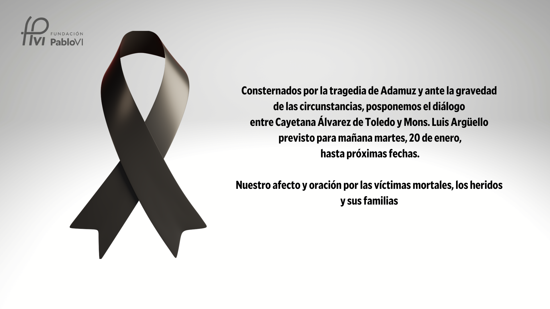 Diálogo entre Cayetana Álvarez de Toledo y Mons. Luis Argüello