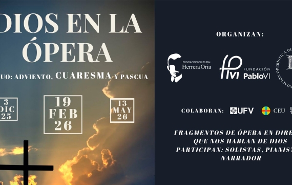 De la lírica a Dios: segundo concierto del ciclo “Dios en la Ópera” para preparar la Cuaresma