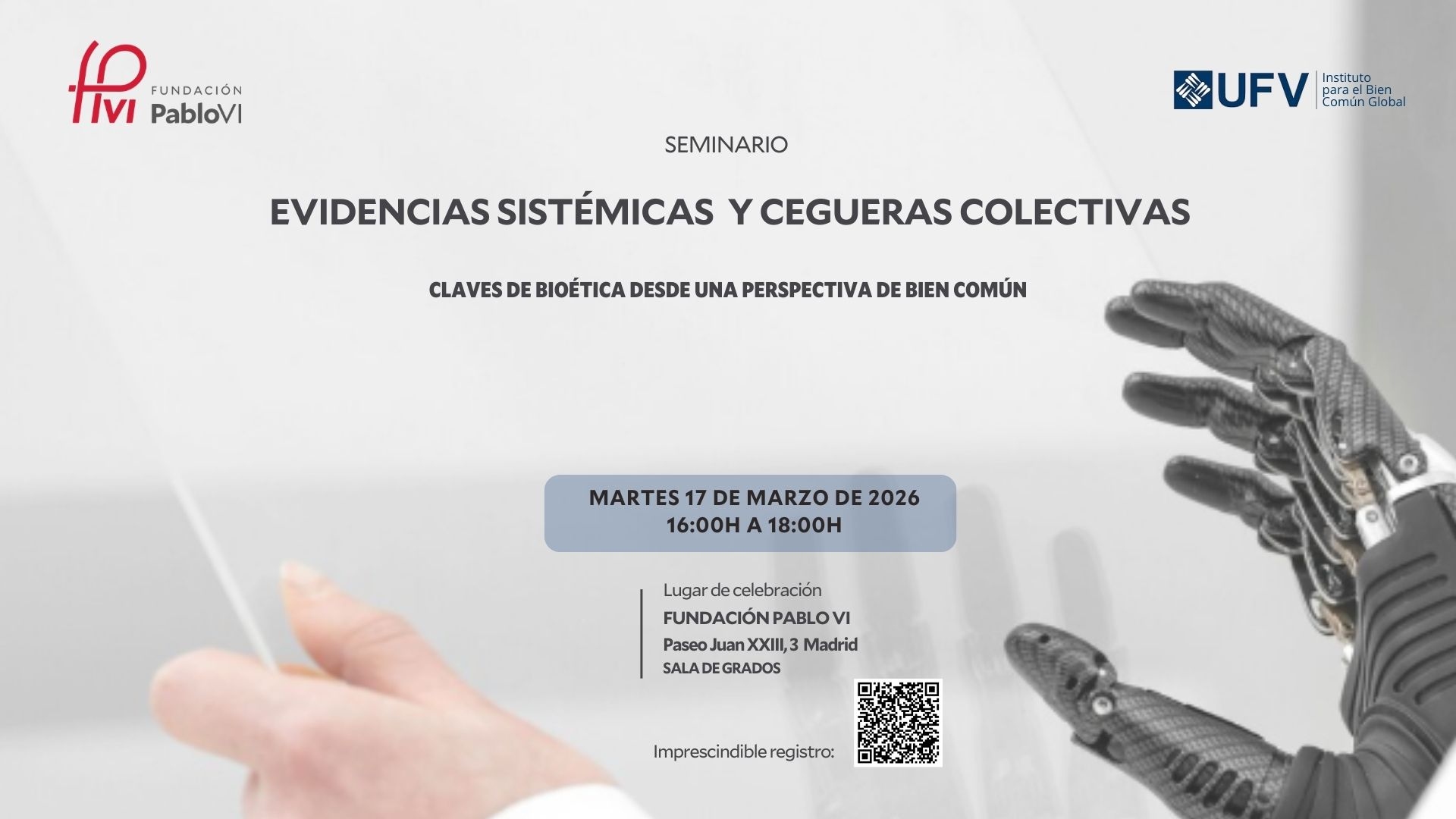 Evidencias sistemáticas y cegueras colectivas