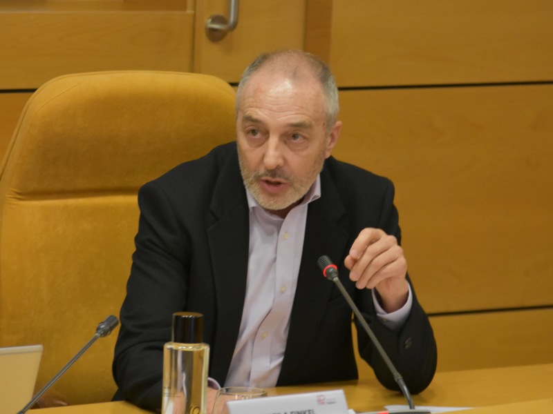 Alfredo Marcos, durante su intervención