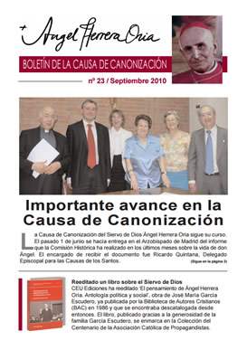 Archidiocesis de Madrid - La Fundación Cultural Ángel Herrera Oria