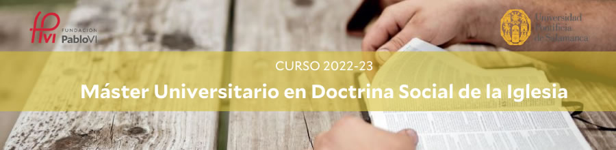 Máster en Doctrina Social de la Iglesia